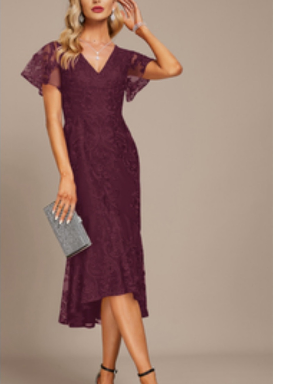 JJs House Nedeljka Lace Mermaid Dress